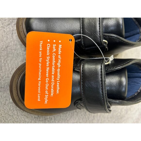 Harvest Land Boys' black leather dress boots size 6 - Picture 7 of 8